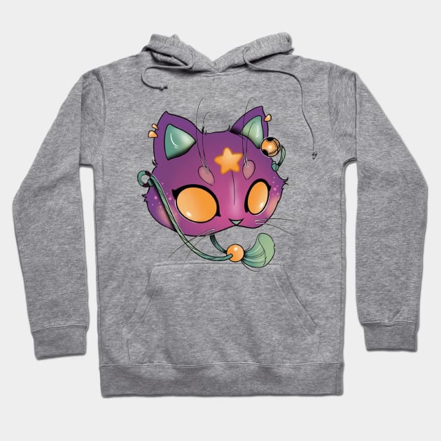 cat mask Hoodie by Ninja banana